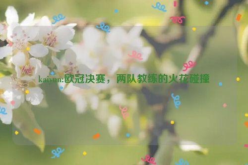 kaiyun:欧冠决赛，两队教练的火花碰撞